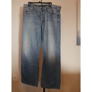 VINTAGE ENERGIE LOOSE MORRIS Jeans 38W 34L Made in Italy 100% Cotton